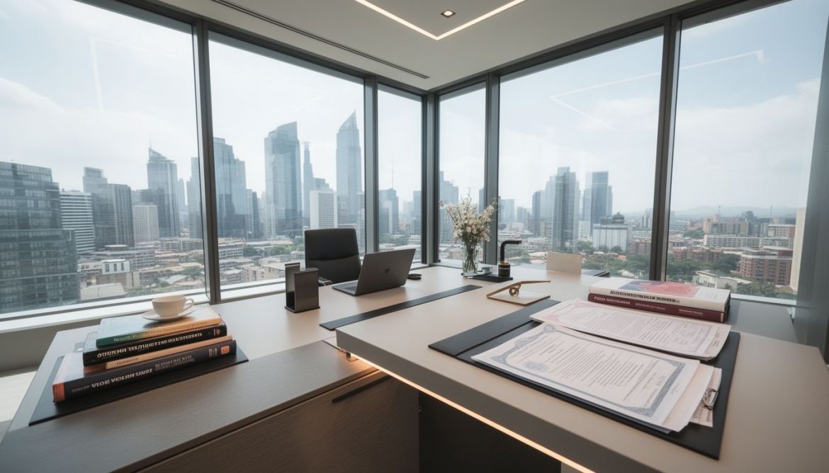 Visit & Work Travel Agency agency staff assisting a client with civil documentation