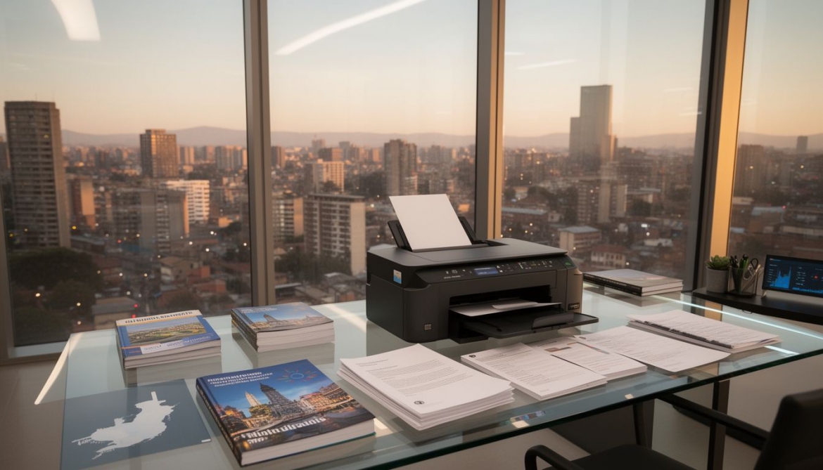 Professional scanning of documents for secure archiving by Visit & Work Travel Agency in Kenya.