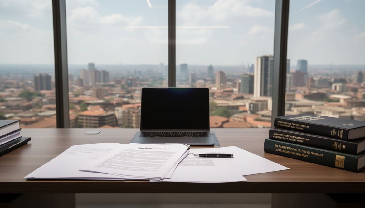 Professional signing of an employment contract