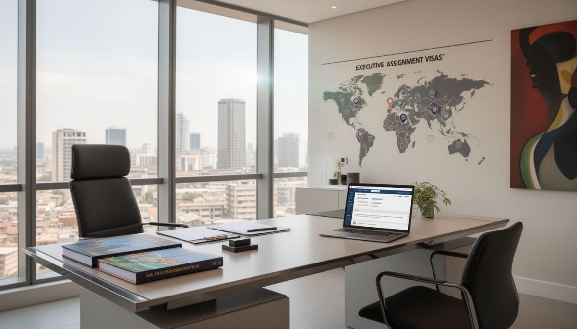 Executive Assignment Visa processing services by Visit & Work Travel Agency