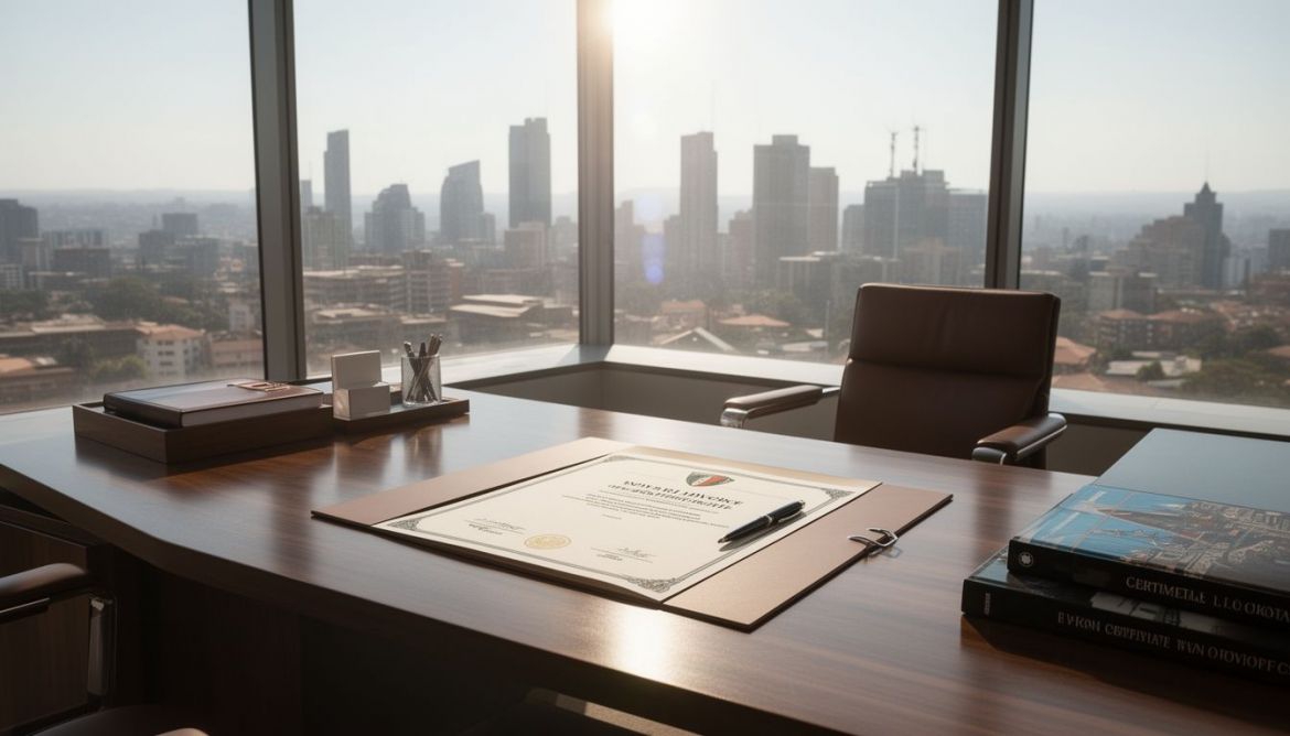 Official Kenya Divorce Certificate being processed by Visit & Work Travel Agency