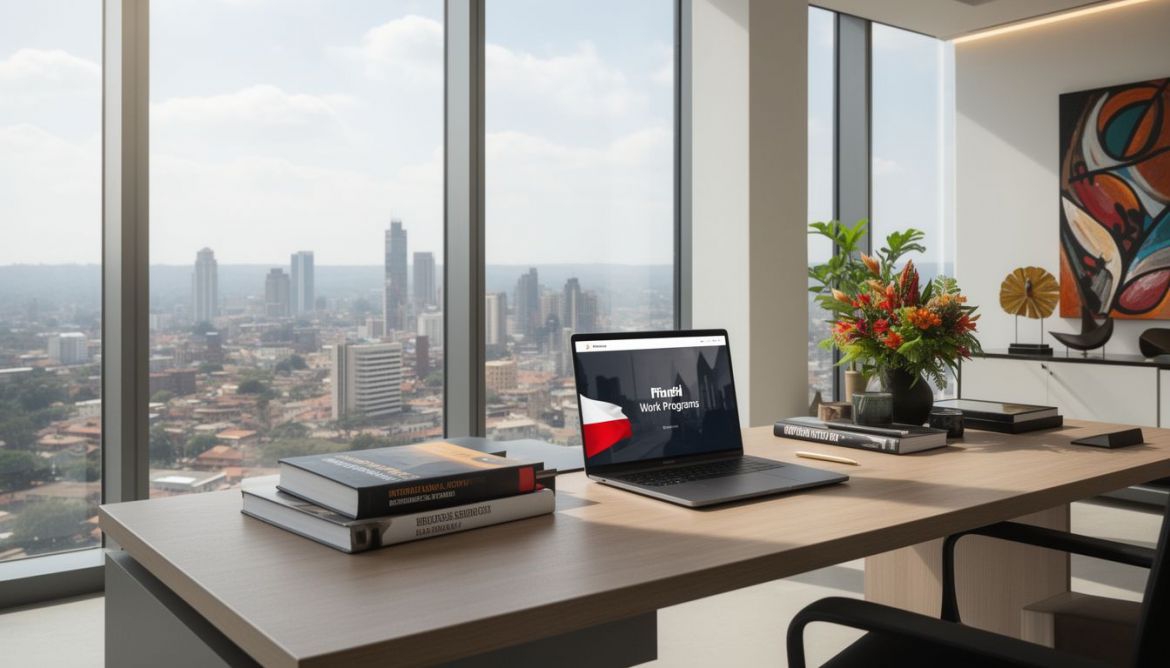 Kenyan professionals exploring job opportunities in Poland through Visit & Work Travel Agency