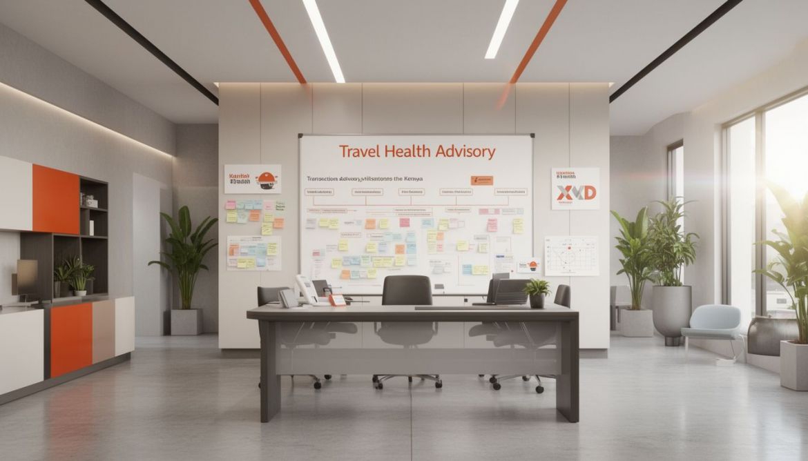 Infographic detailing Travel Health Advisory for international travel with Visit & Work Travel Agency